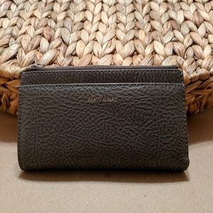 Dark Gray Matt and Nat Wallet